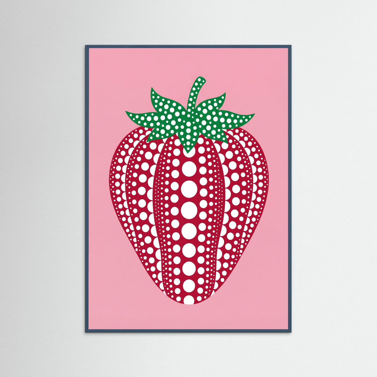 Teal Wood Polka Pumpkin Art