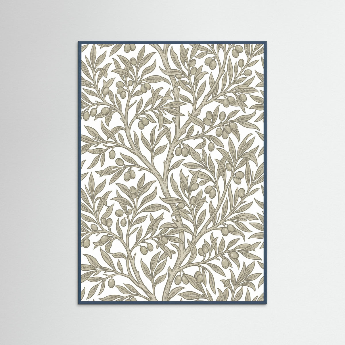 Teal Wood Pomegranate Vines