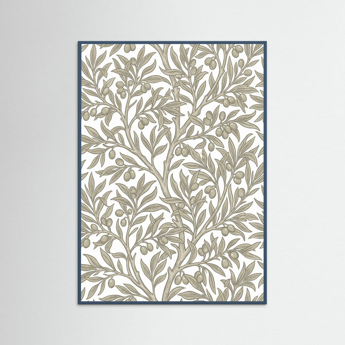Teal Wood Pomegranate Vines