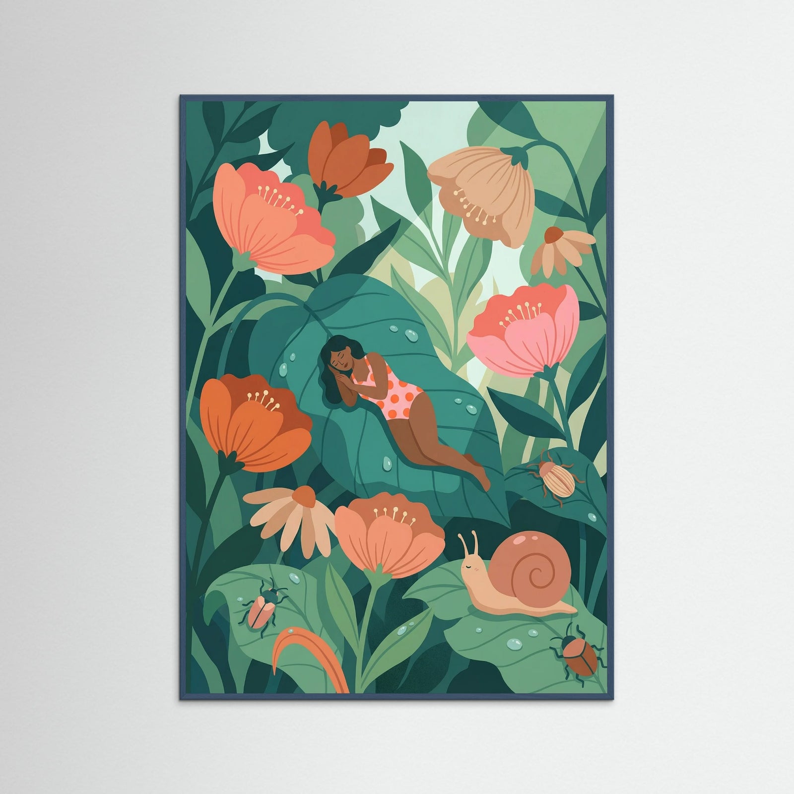 Teal Wood Pond Serenity