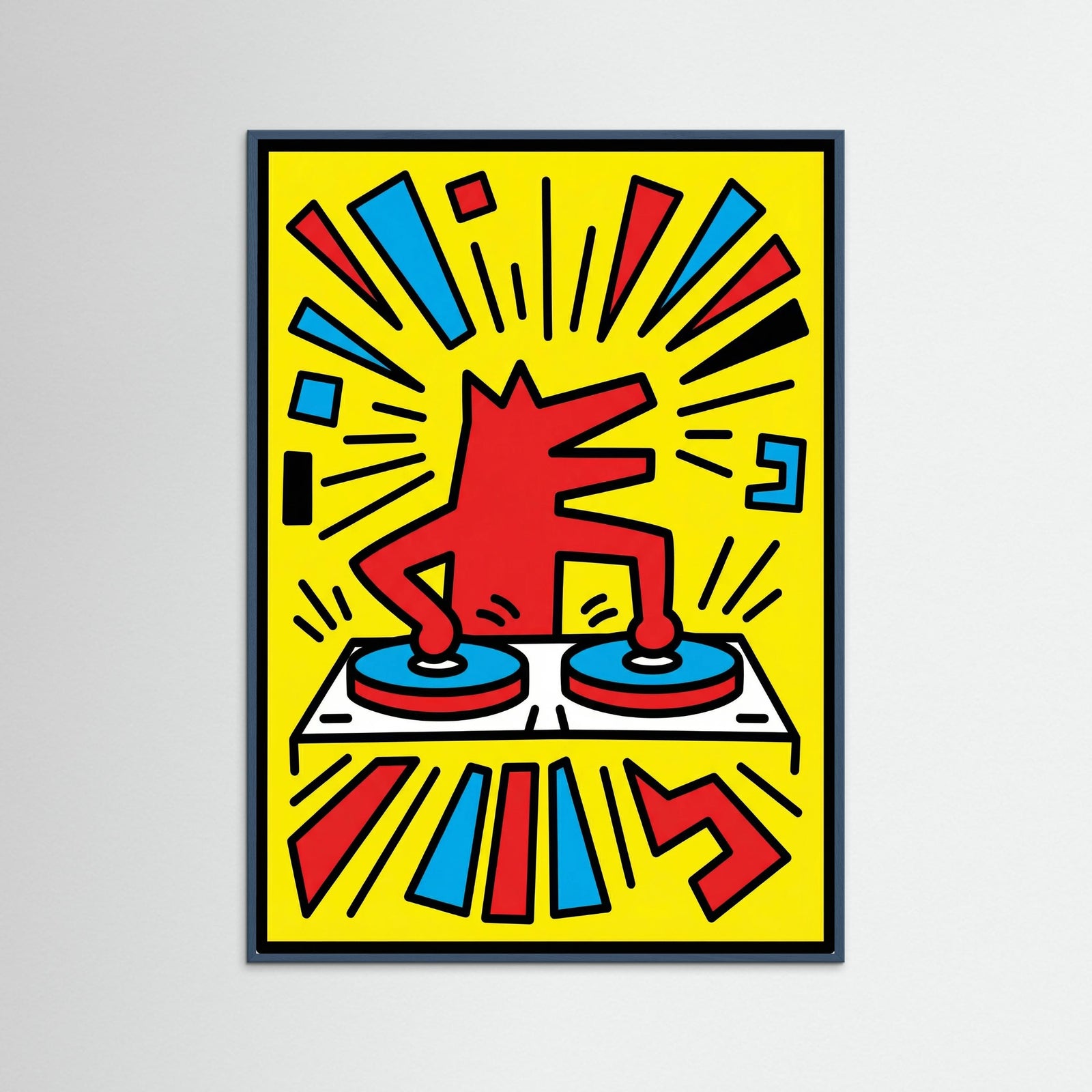 Teal Wood Pop Beat Art