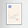 Postcard Life Is Better Poster – plakat og kunsttryk