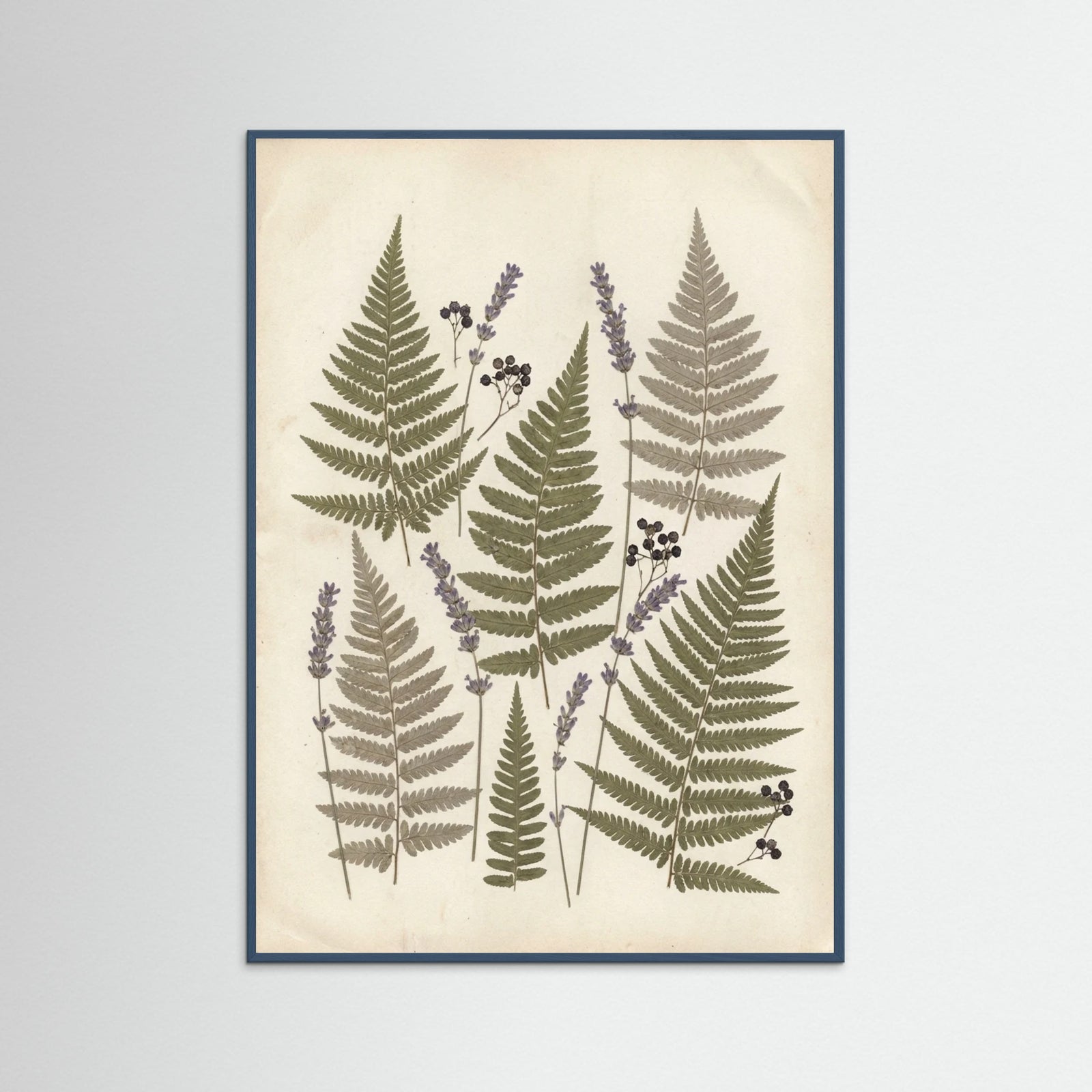 Teal Wood Pressed Botanicals