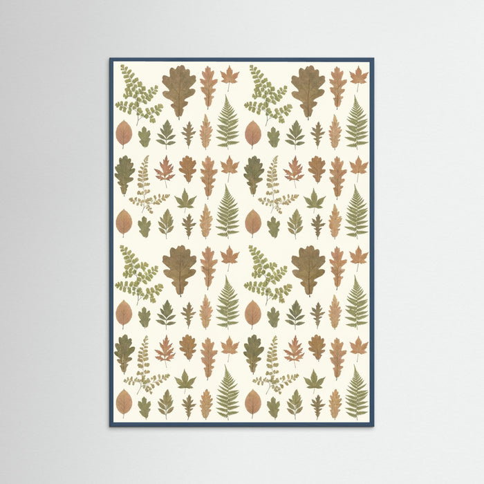 Teal Wood Pressed Botanicals