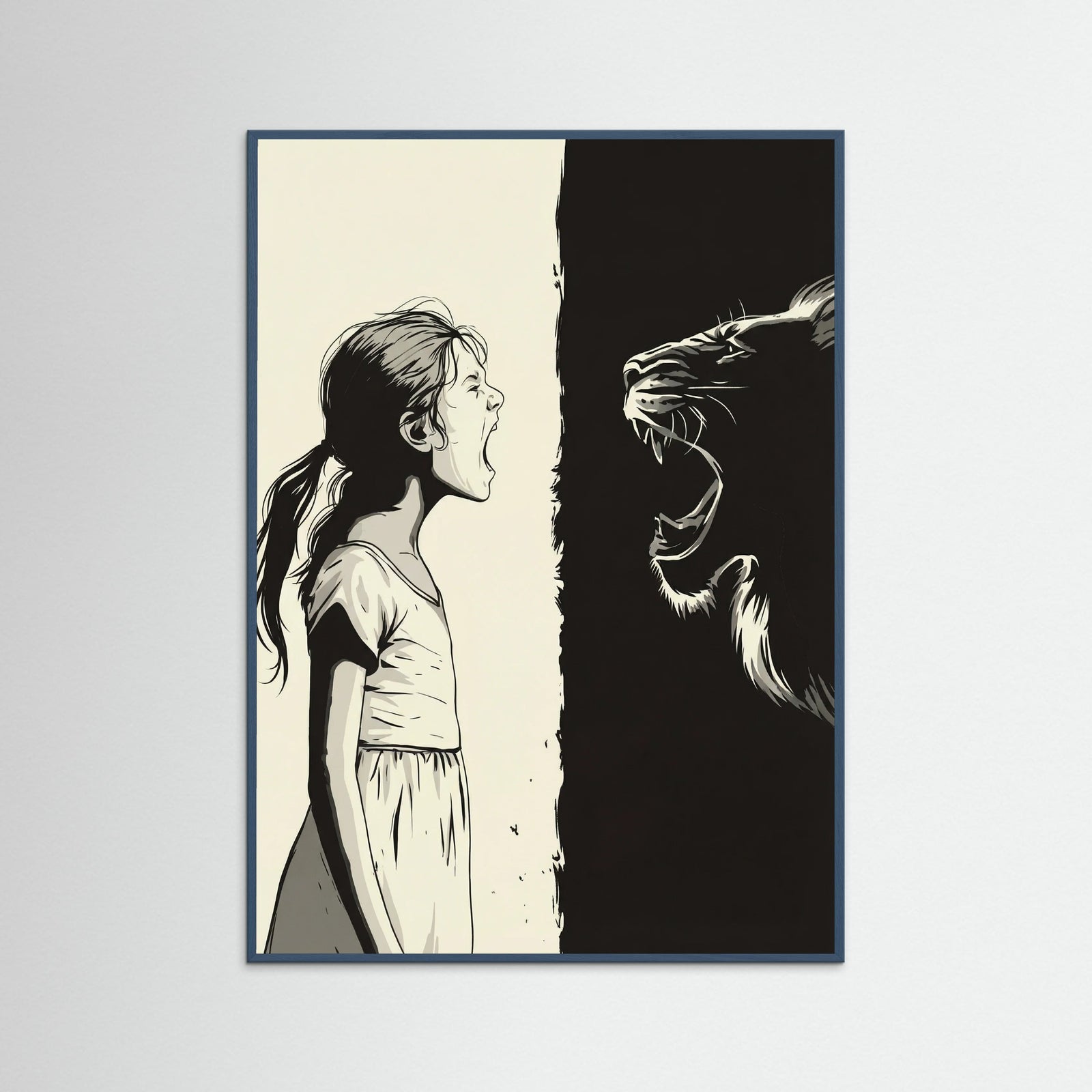 Teal Wood Primal Confrontation