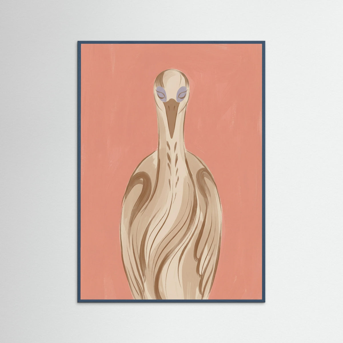 Teal Wood Primal Gaze