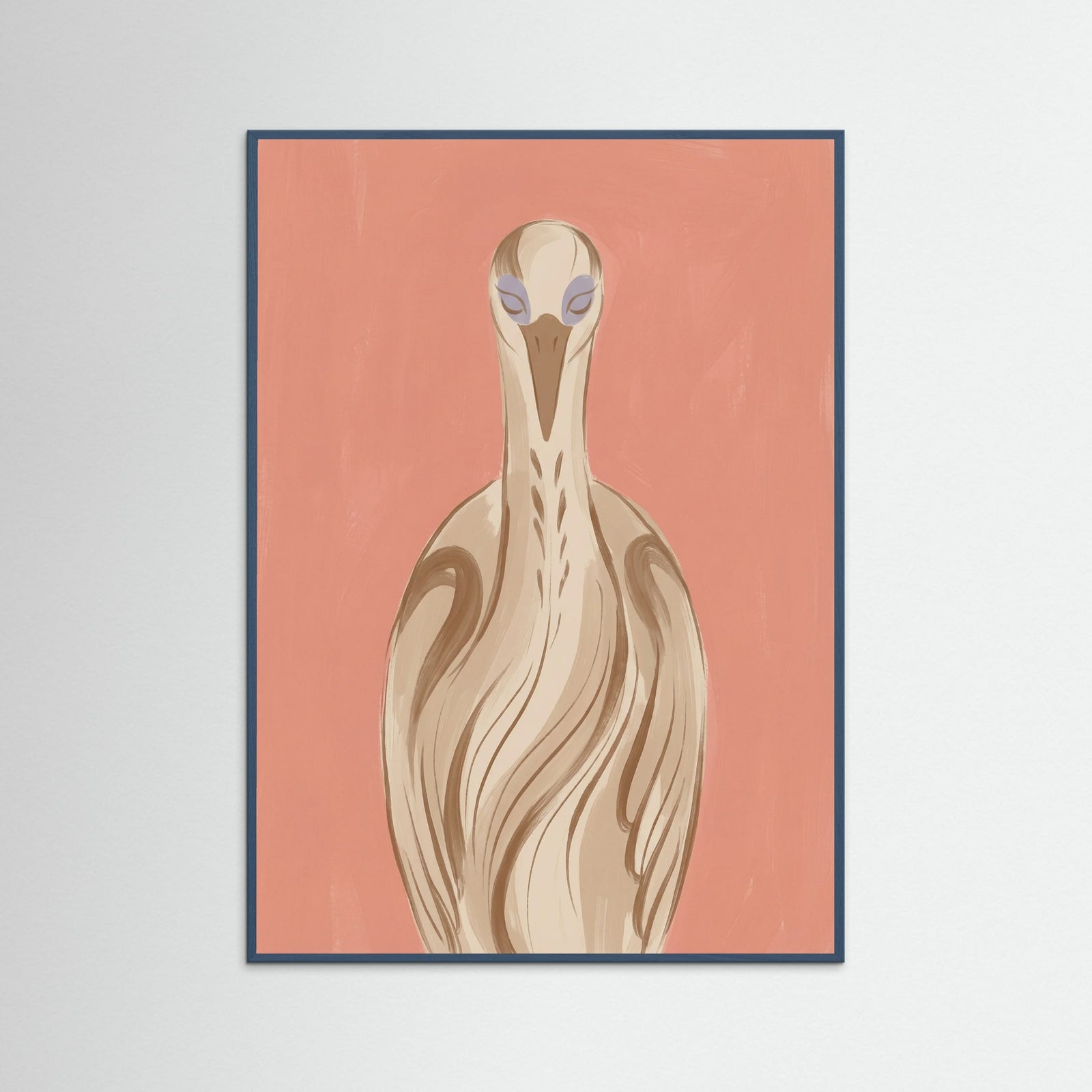 Teal Wood Primal Gaze