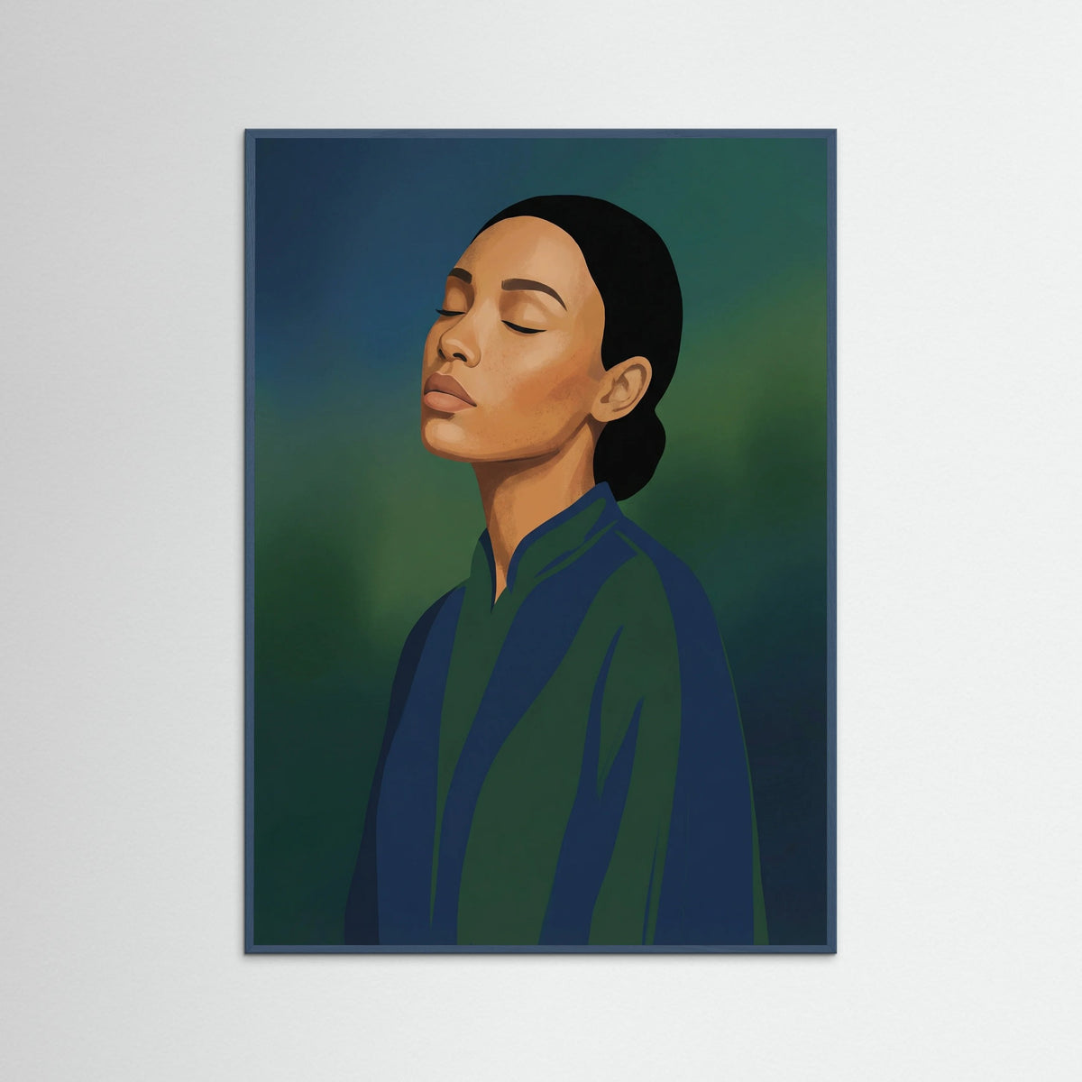 Teal Wood Profile Serenity