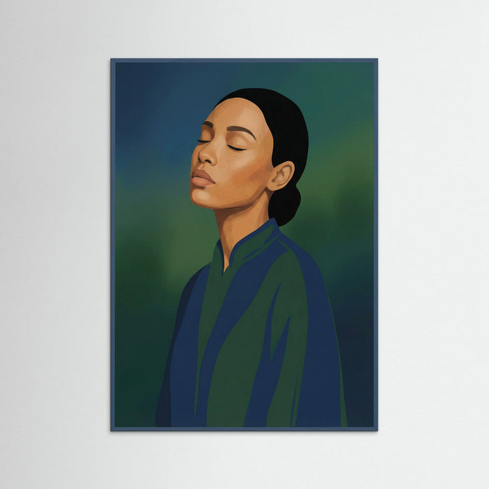 Teal Wood Profile Serenity