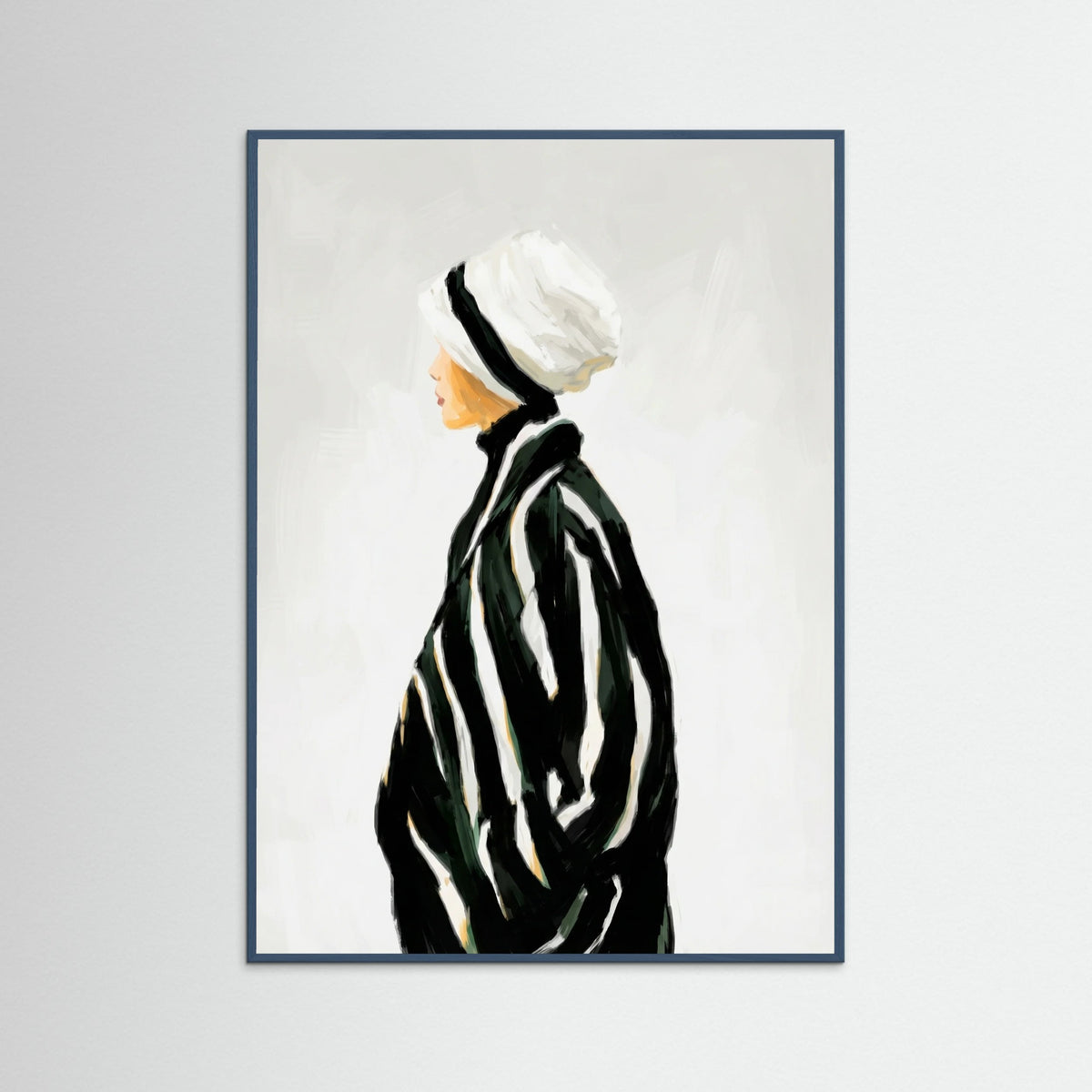 Teal Wood Profile in Stripes