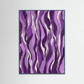 Purple Flame Waves Poster – plakat og kunsttryk