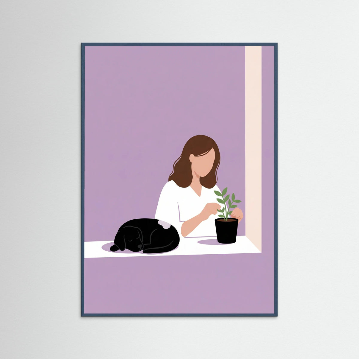 Teal Wood Quiet Companion