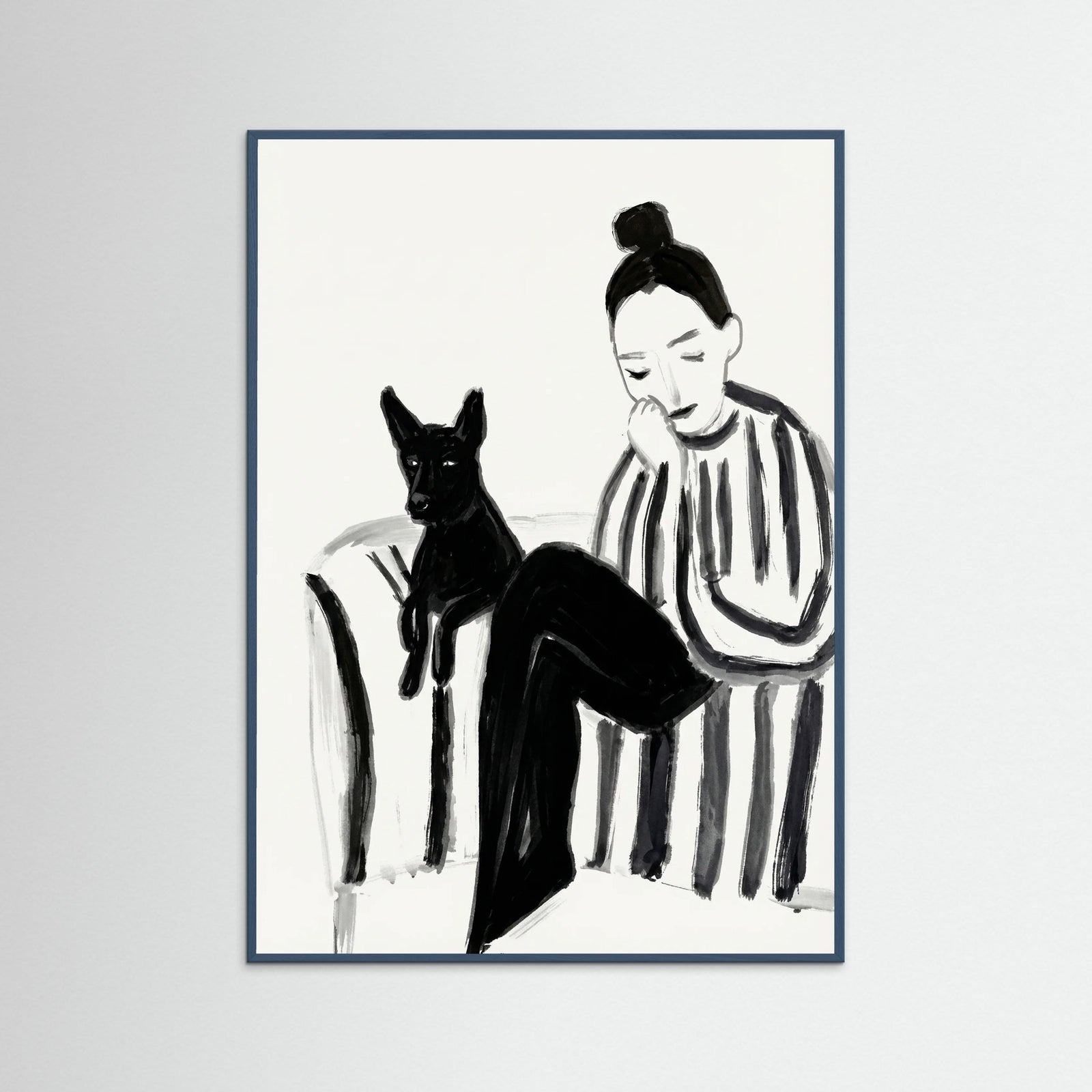 Teal Wood Quiet Companionship