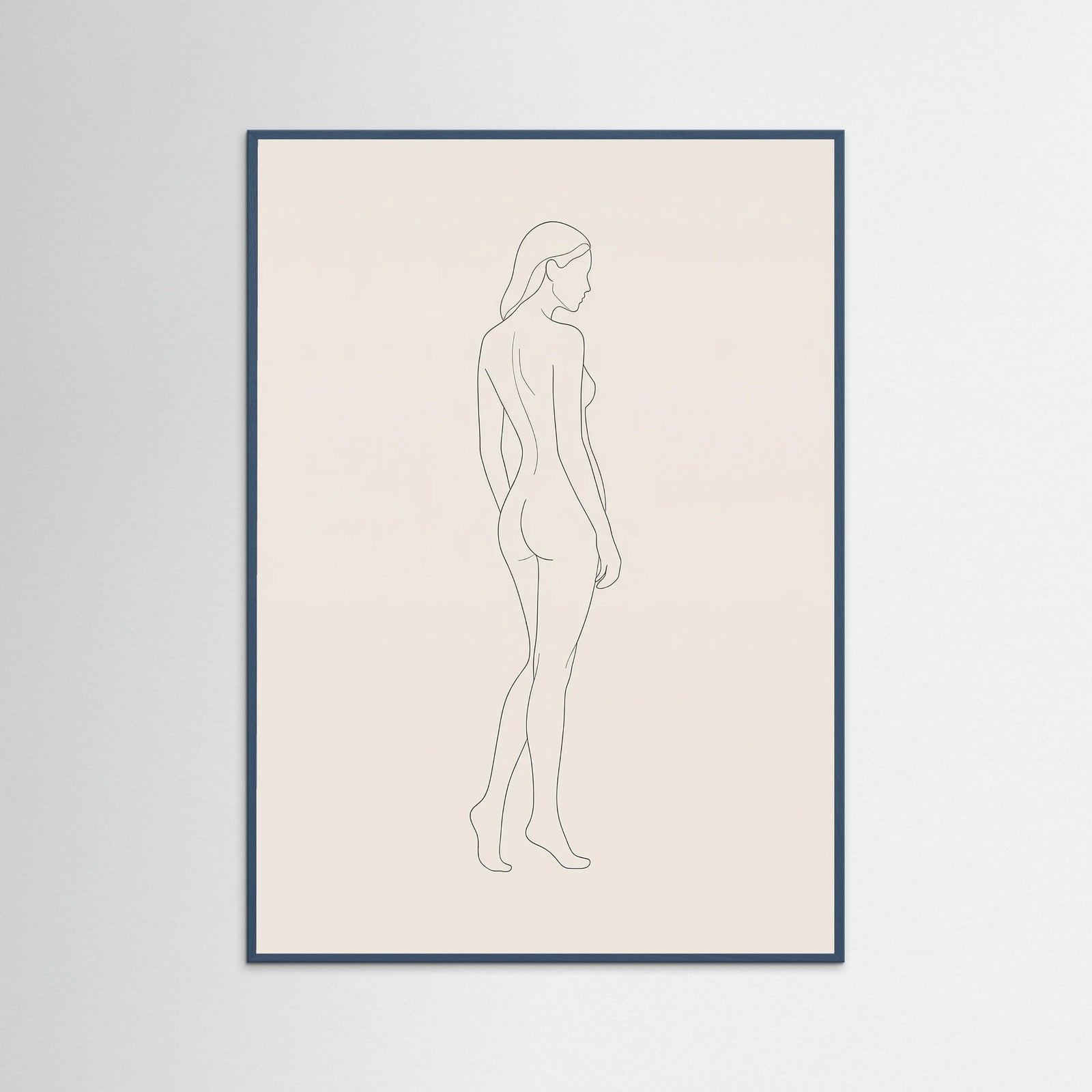 Teal Wood Quiet Contemplation Beige