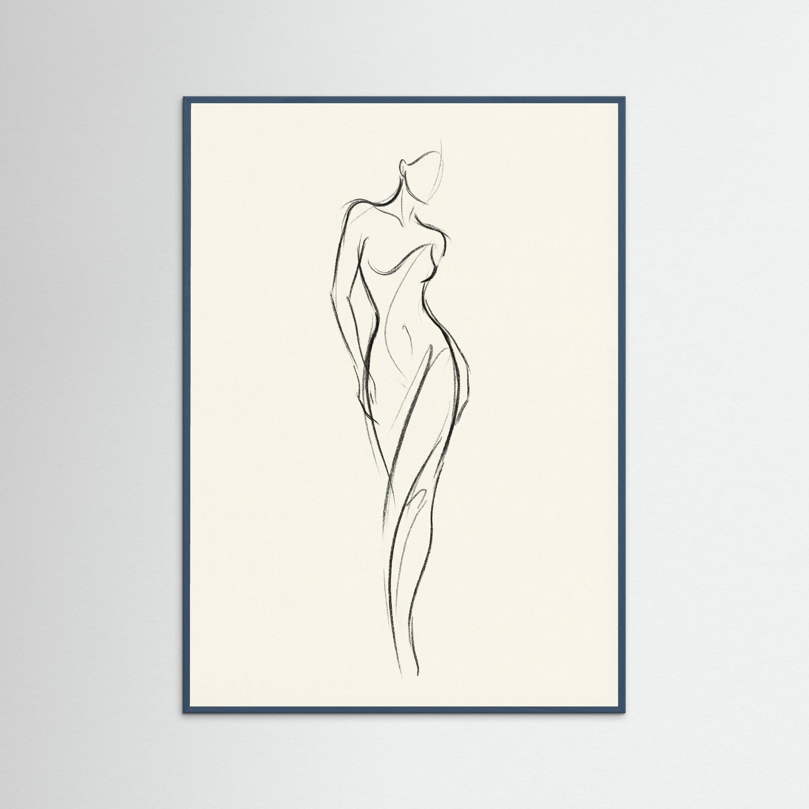 Teal Wood Quiet Pose