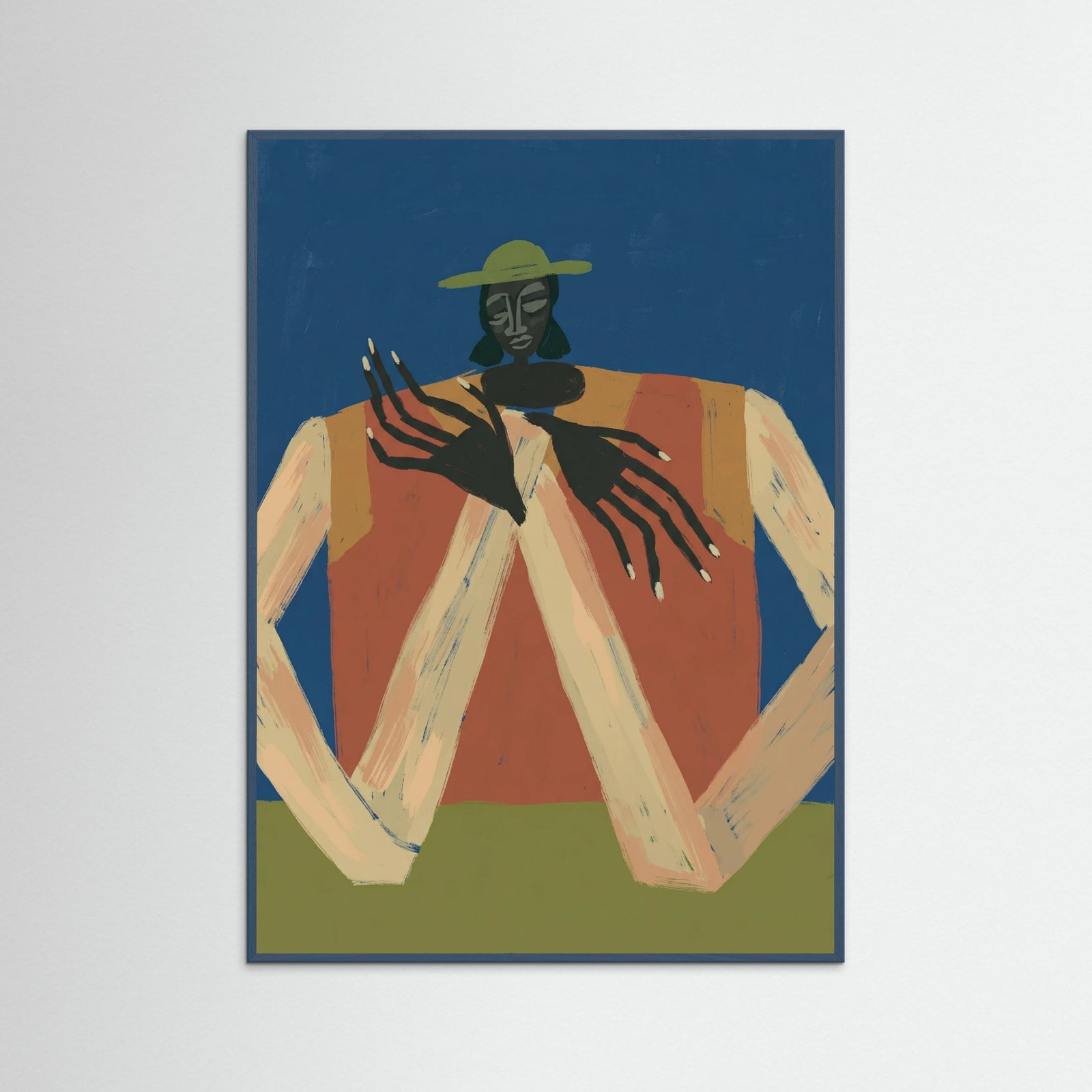 Teal Wood Quiet Strength