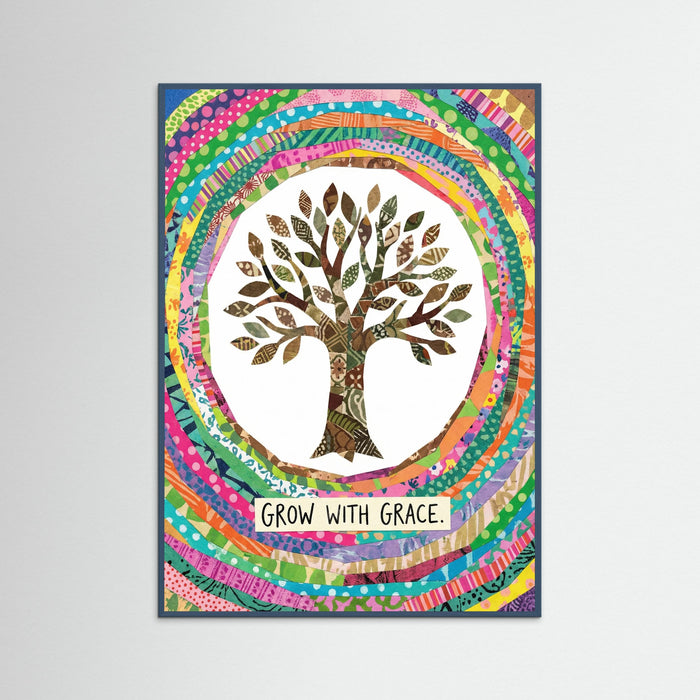 Teal Wood Radiant Affirmation