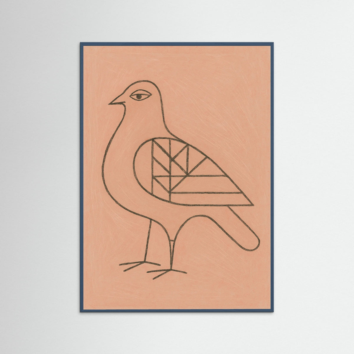 Teal Wood Reflective Poise