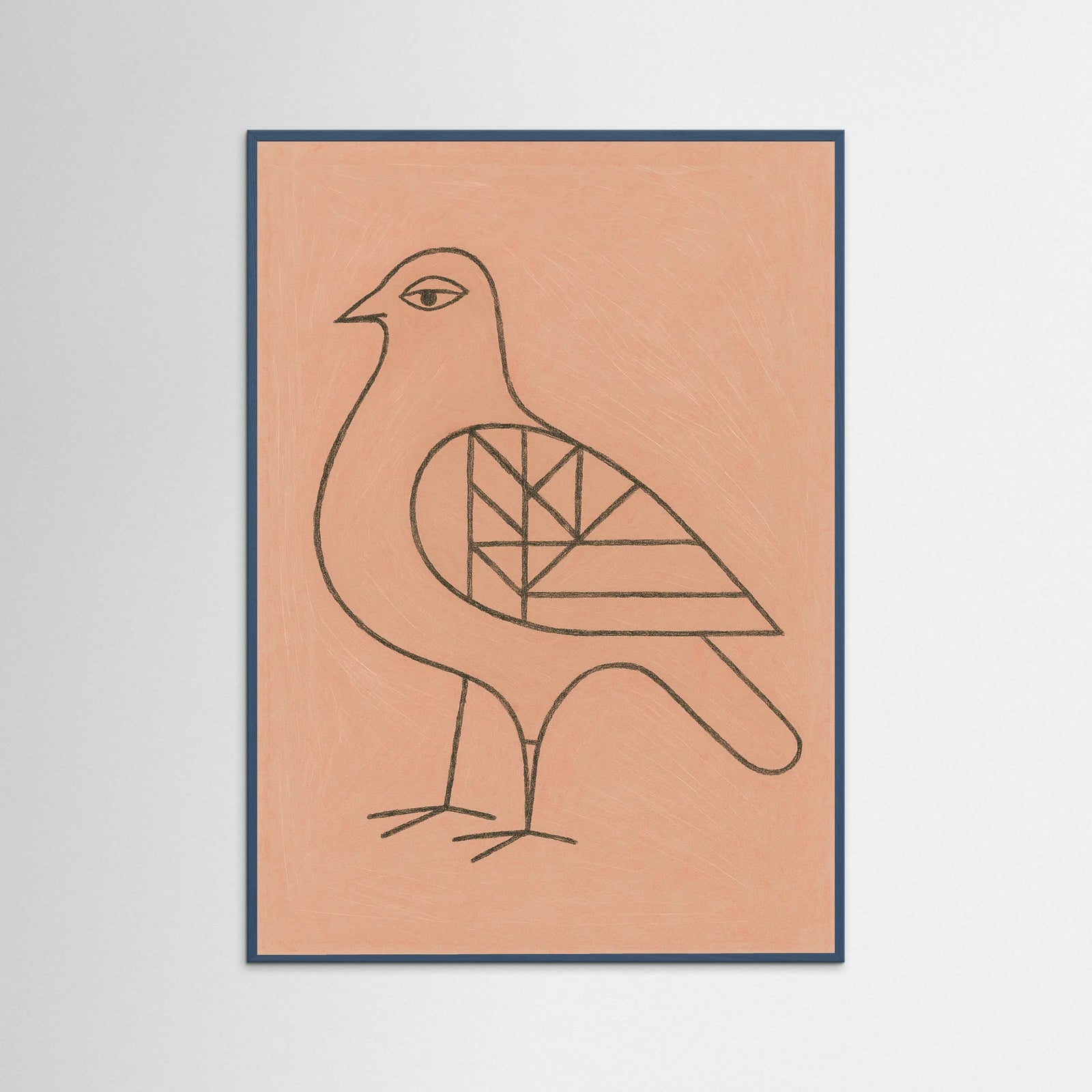 Teal Wood Reflective Poise