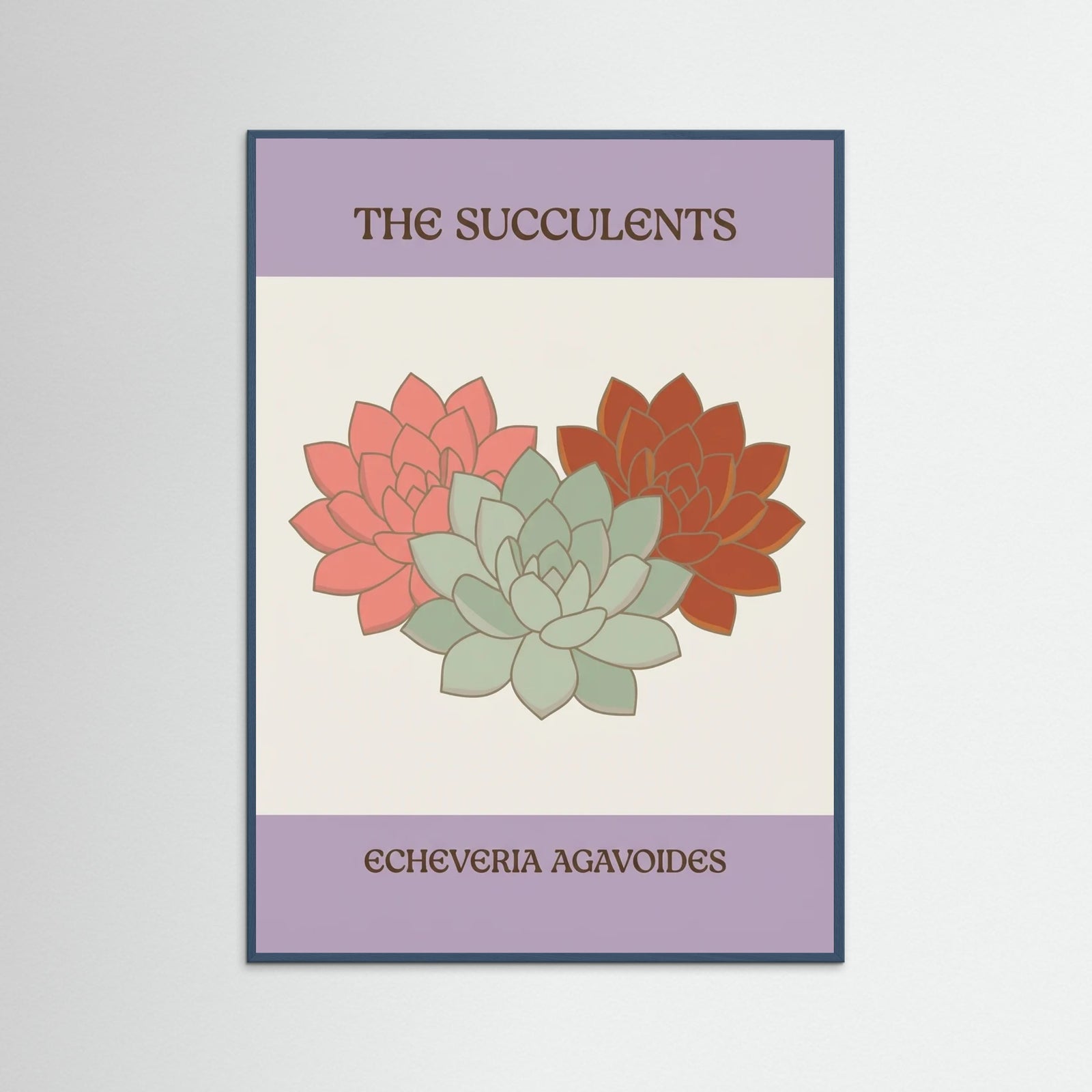 Teal Wood Retro Blossom