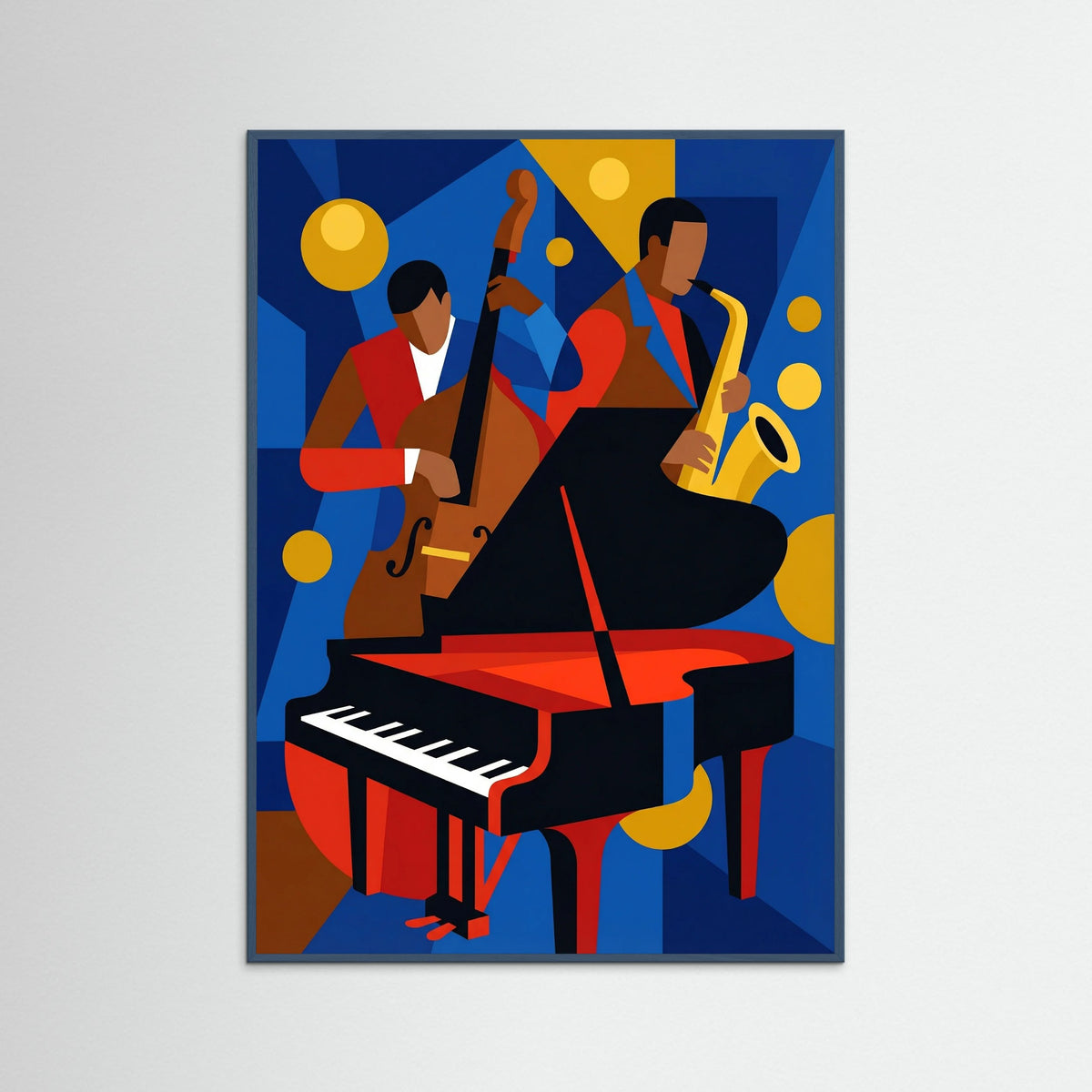 Teal Wood Rhythmic Echoes