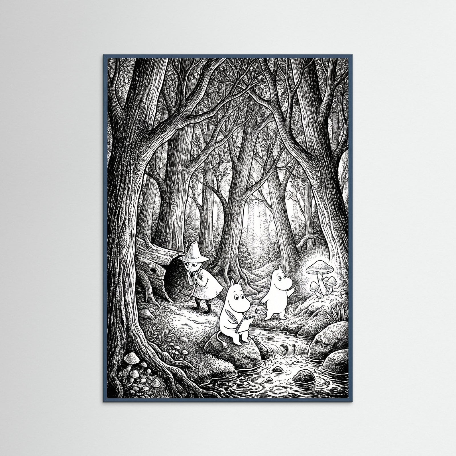 Teal Wood Rocky Shoreline Adventure