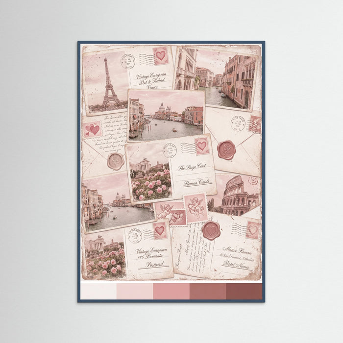 Teal Wood Romantic Mementos