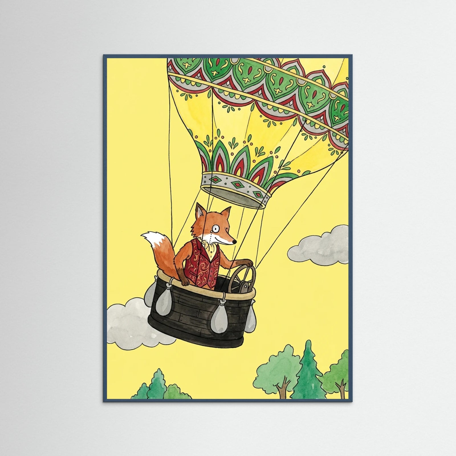 Teal Wood Royal Elephant