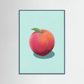Teal Wood Ruby Cherries