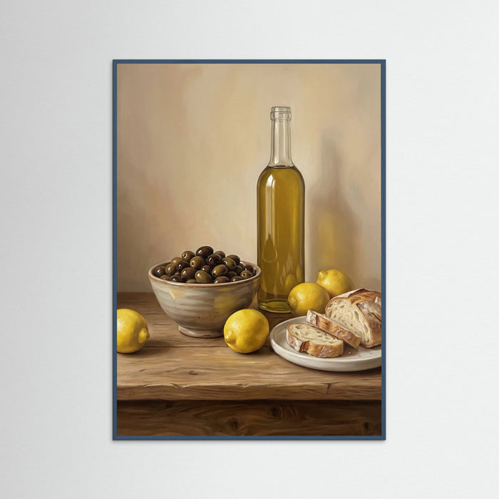 Teal Wood Rustic Still Life