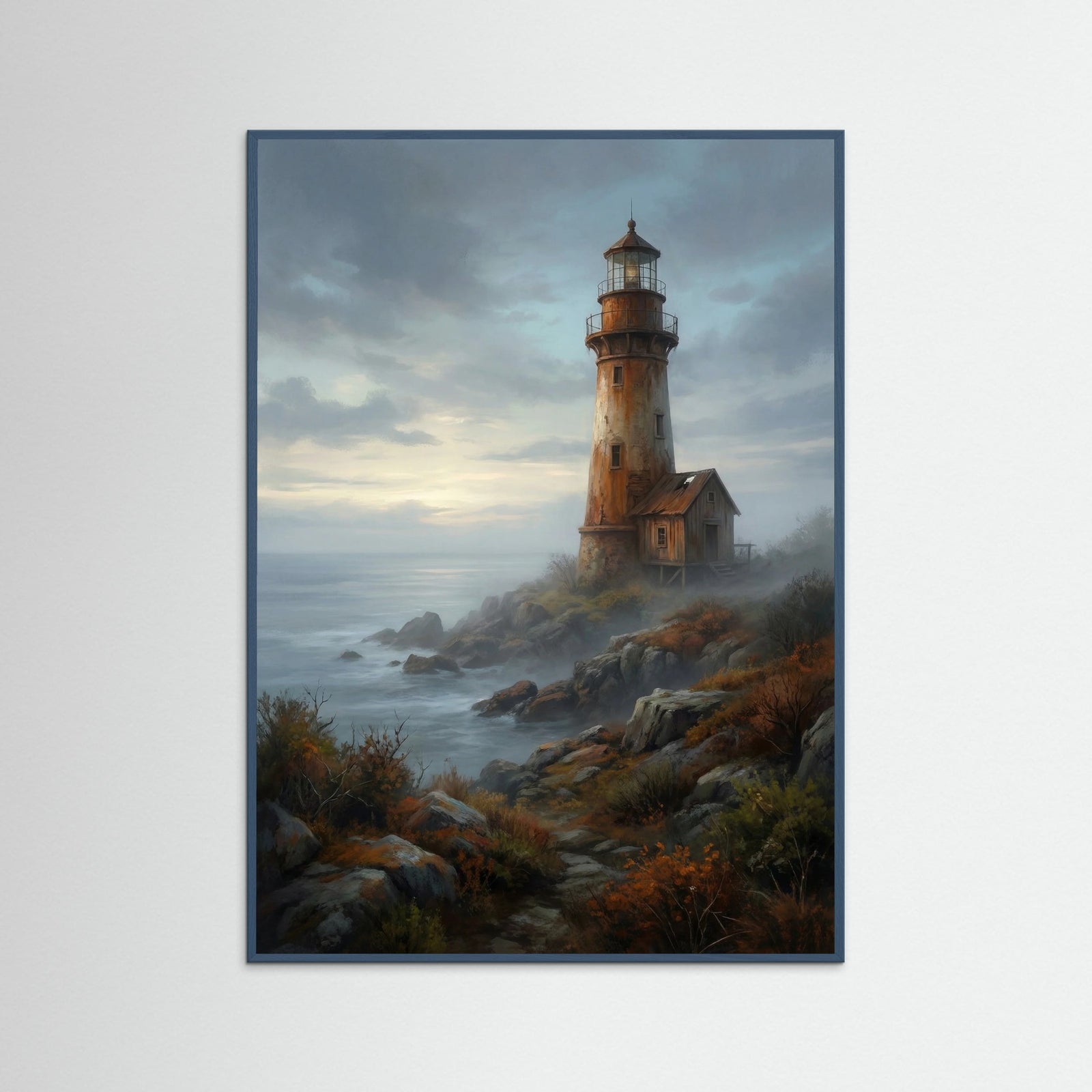 Teal Wood Rustic Twilight