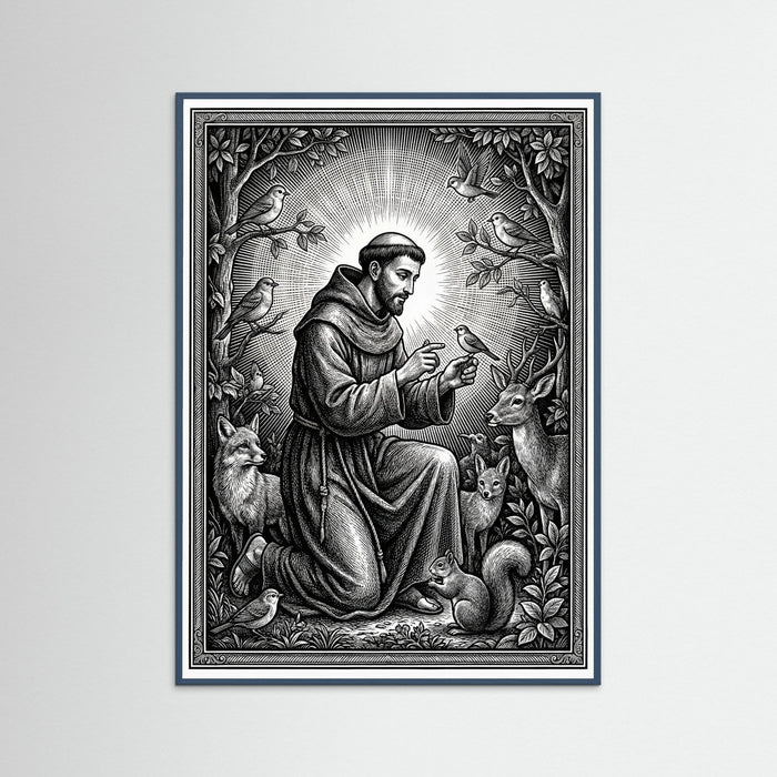Teal Wood Sacred Guadalupe Vision