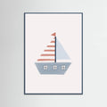 Sailing Boat Poster – plakat og kunsttryk