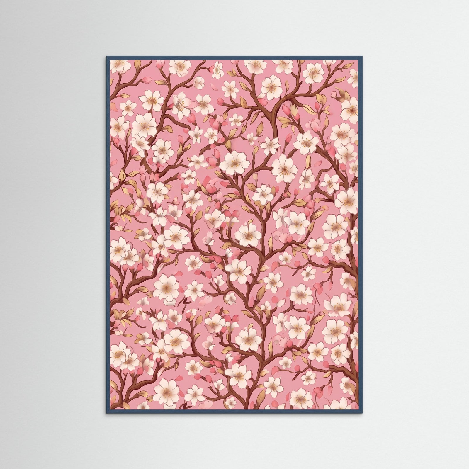 Teal Wood Sakura Serenade