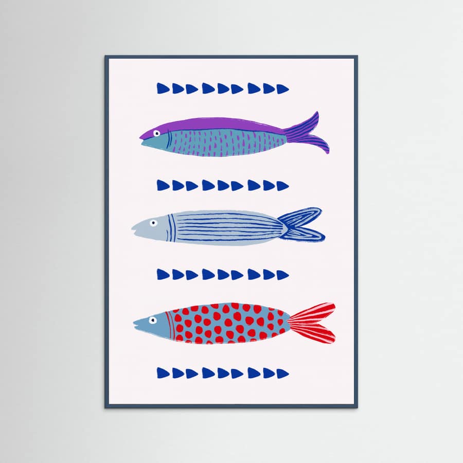 Sardines Poster – poster and art print