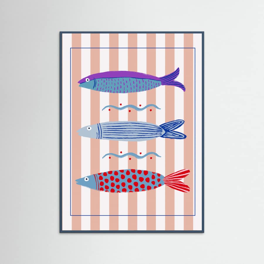 Sardines Poster – poster and art print