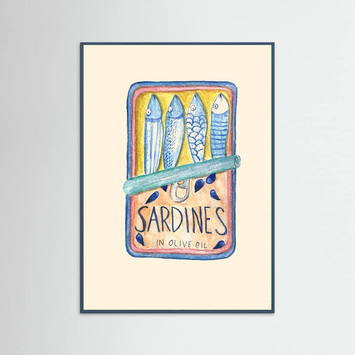 Sardines Poster – Poster und Kunstdruck