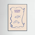 Seafoodmarket -juliste – juliste ja taidepainatus