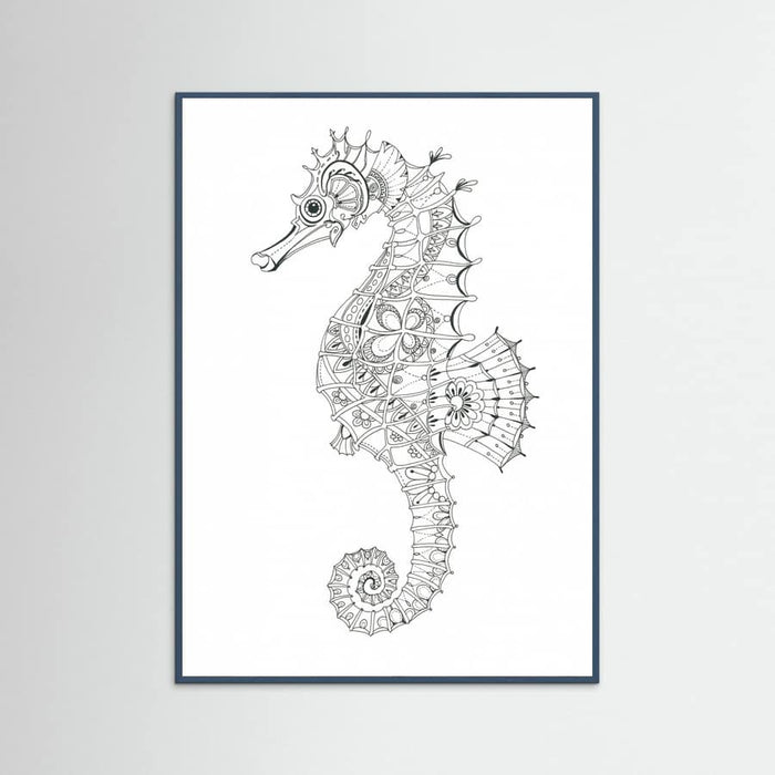 Seahorse 3 Poster – plakat og kunsttryk