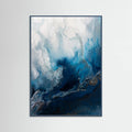 Seascape abstraction - Blue Waters Poster – poster and art print
