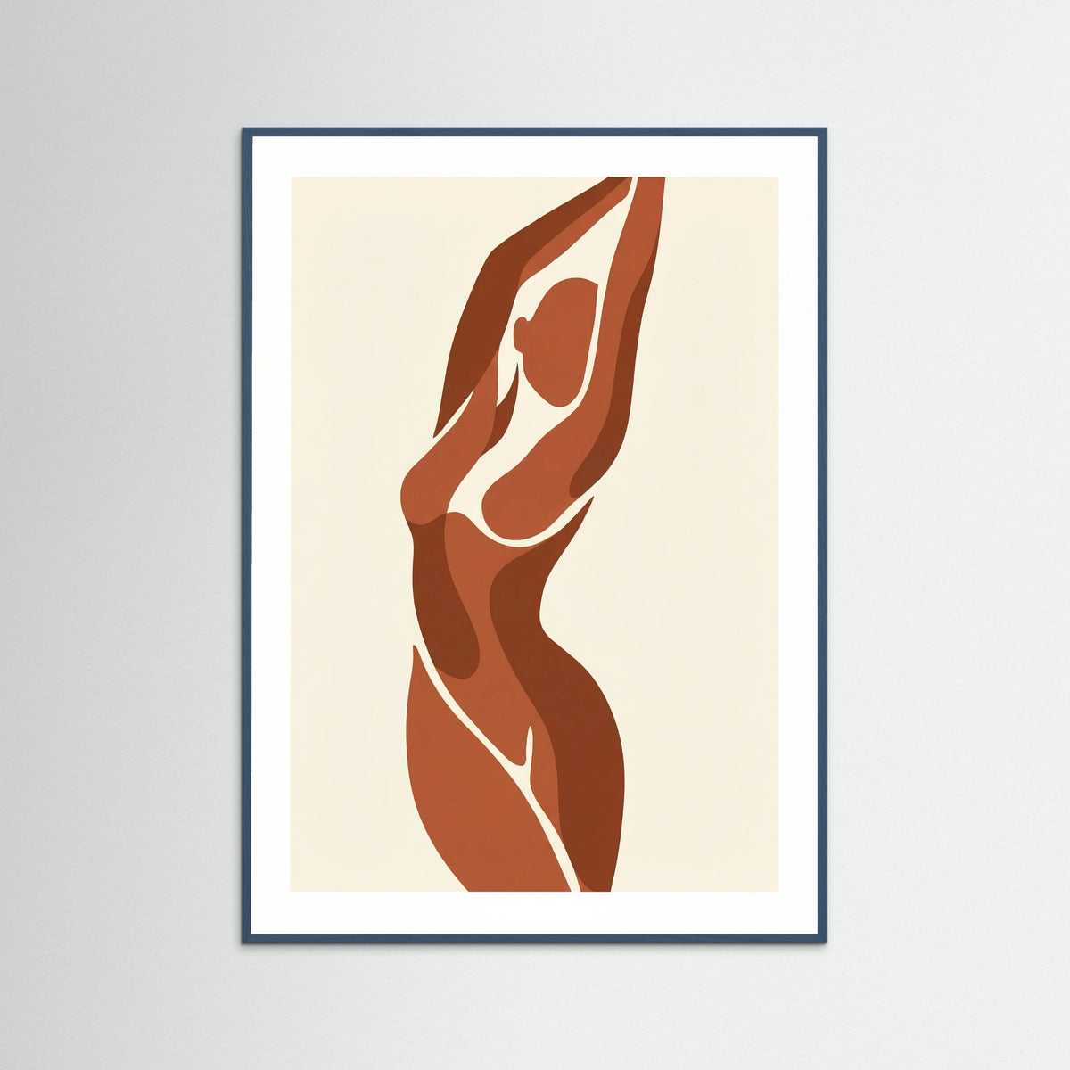 Teal Wood Seated Serenity