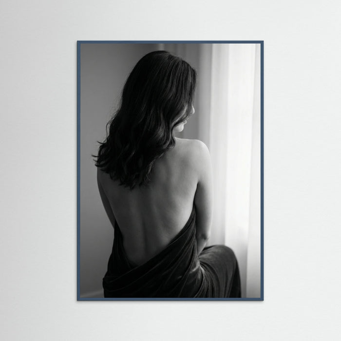 Teal Wood Sensual Noir Portrait