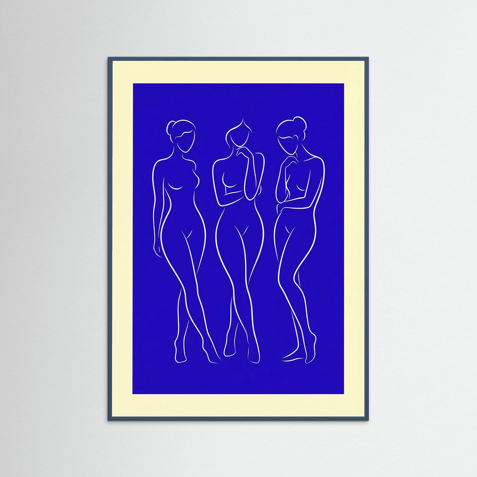 Teal Wood Serene Blue Form