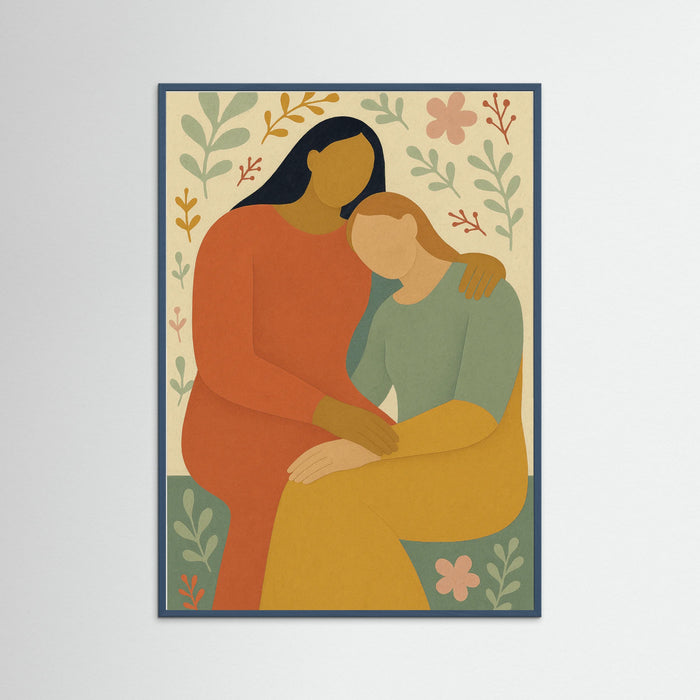 Teal Wood Serene Companionship