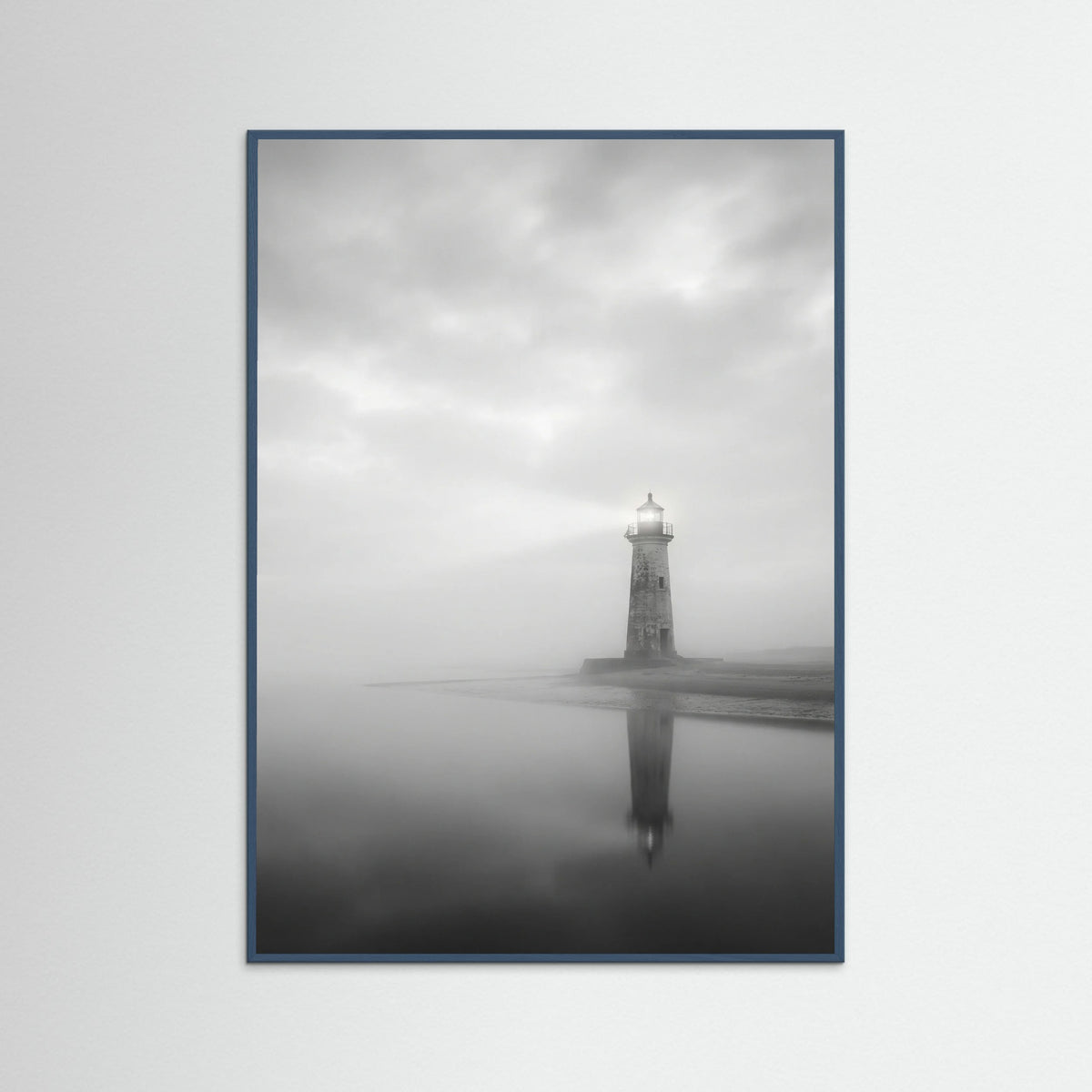 Teal Wood Serene Reflection