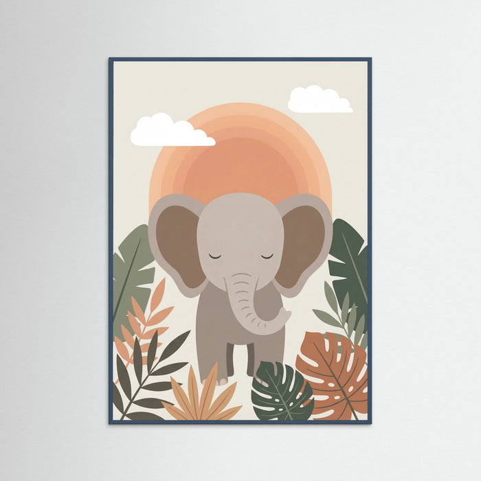 Teal Wood Serene Safari Feline