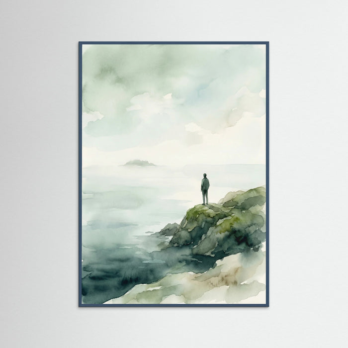 Teal Wood Serene Sail Journey