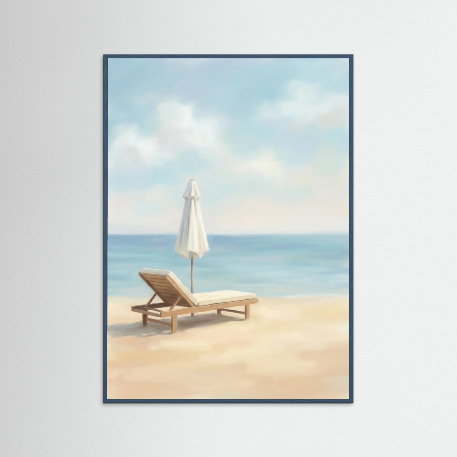 Teal Wood Serene Shore