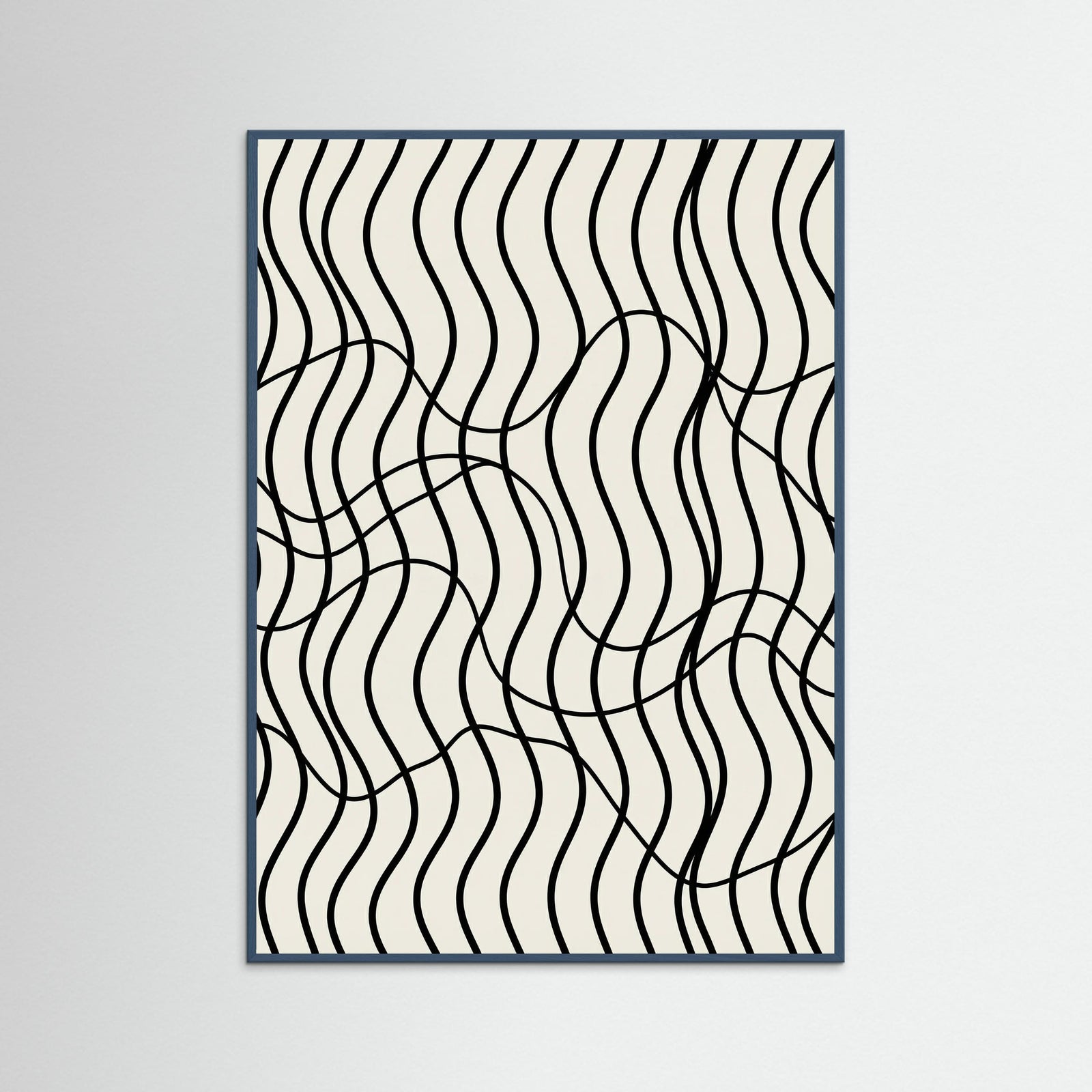 Teal Wood Serpentine Flow