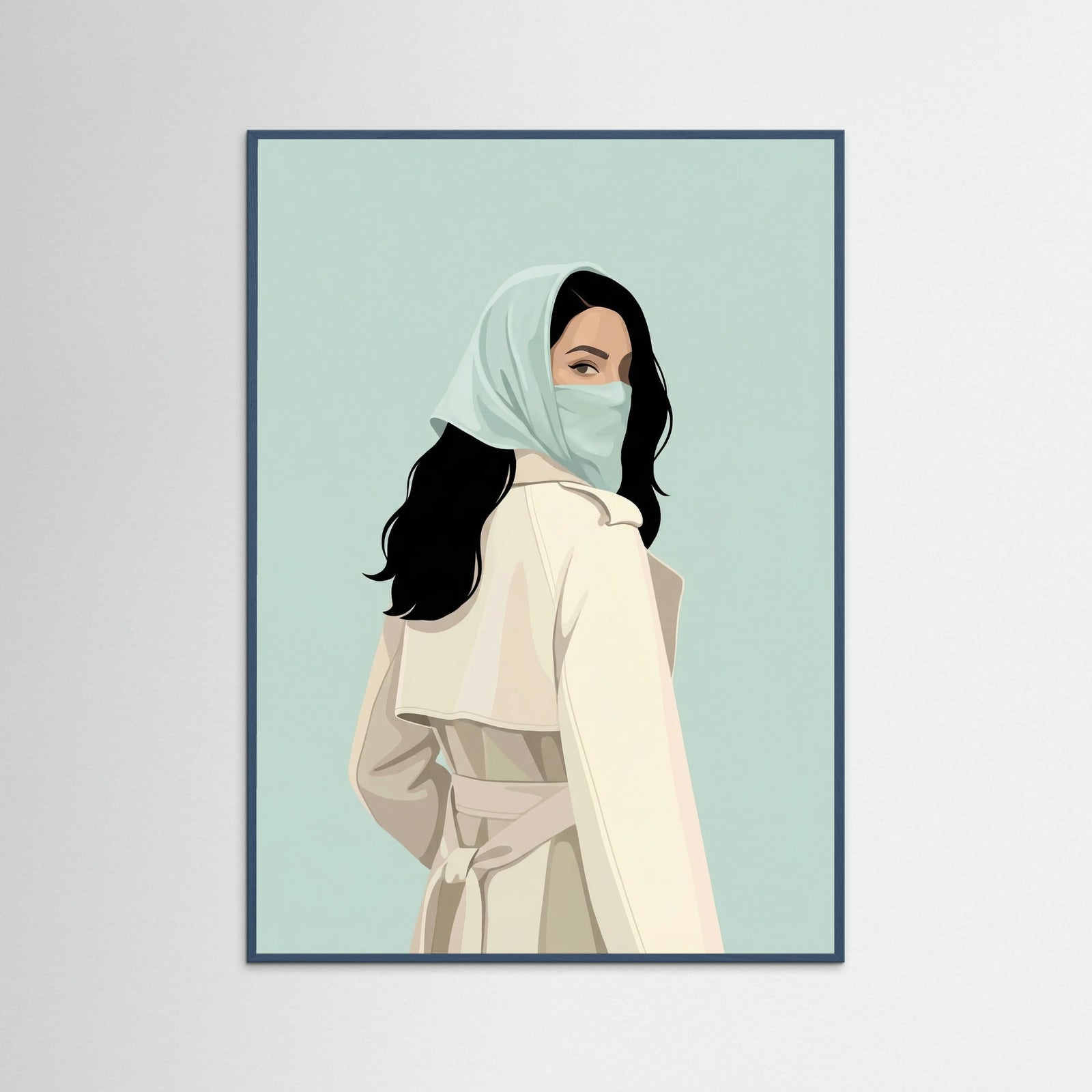 Teal Wood Shaded Allure